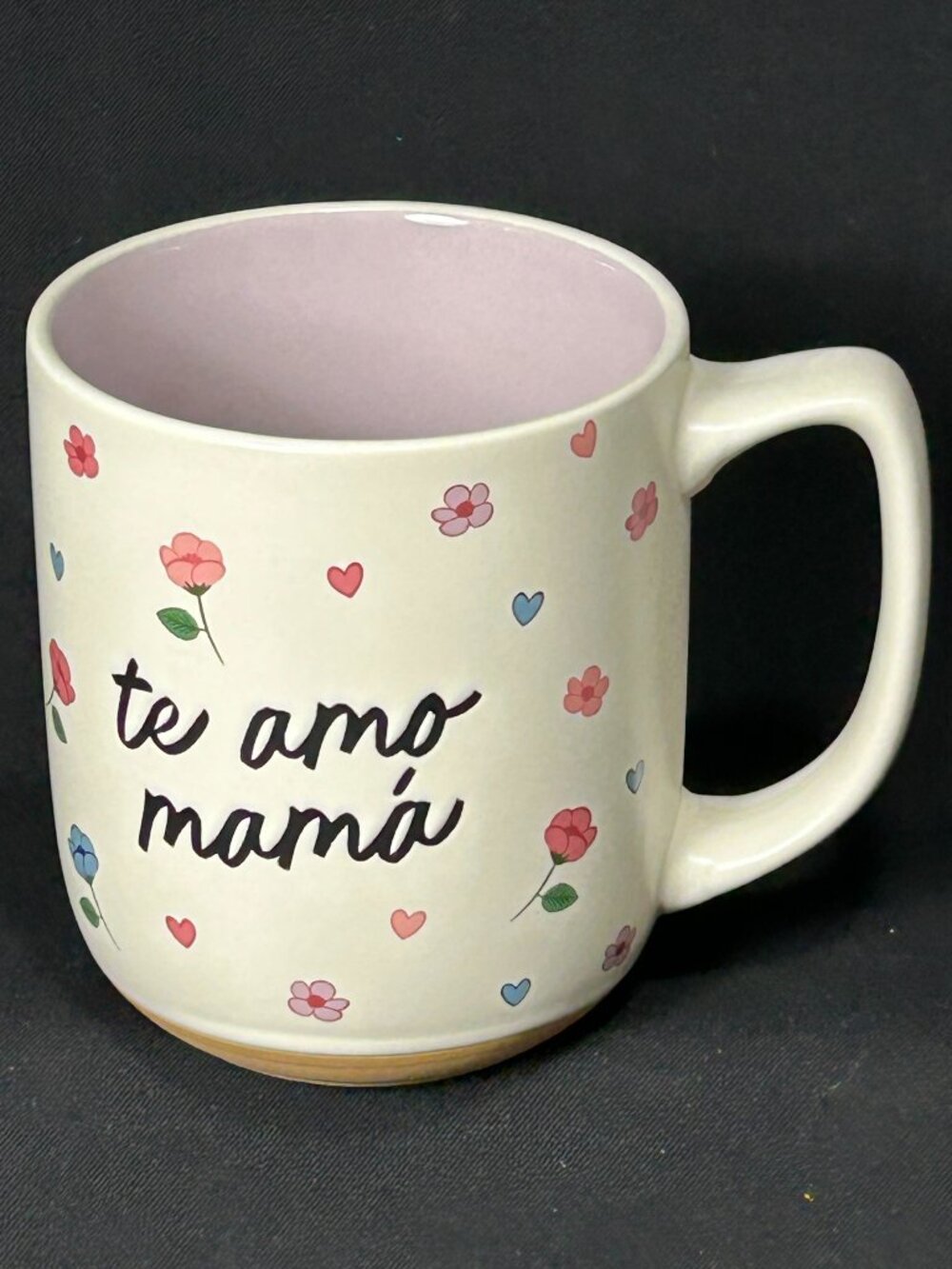 Sunday Morning Ceramics te amo mama coffee mug
